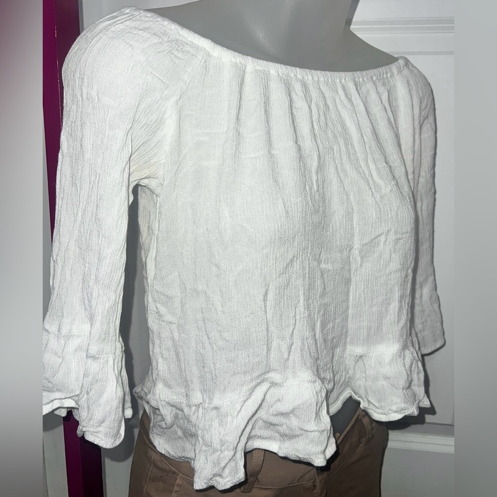 Summer Ruffle Off Shoulder Top - Picture 4 of 7
